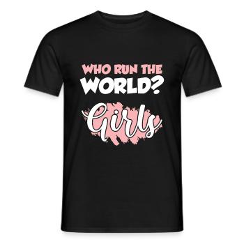 mädchenpower frauen - Männer T-Shirt - Schwarz - Vorne - AI Model Male 178 light (178cm)