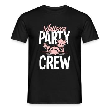 Mallorca Party Crew - T-shirt homme - noir - Devant - AI Model Male 178 light (178cm)