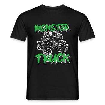 Monstertruck cool - T-shirt homme - noir - Devant - AI Model Male 178 light (178cm)