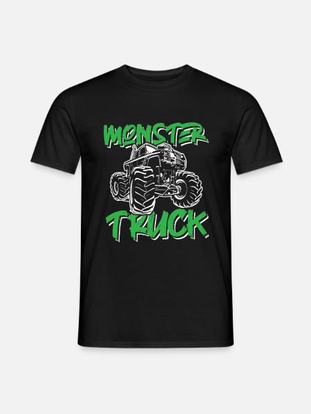 Monster truck cool - Men's T-Shirt - black