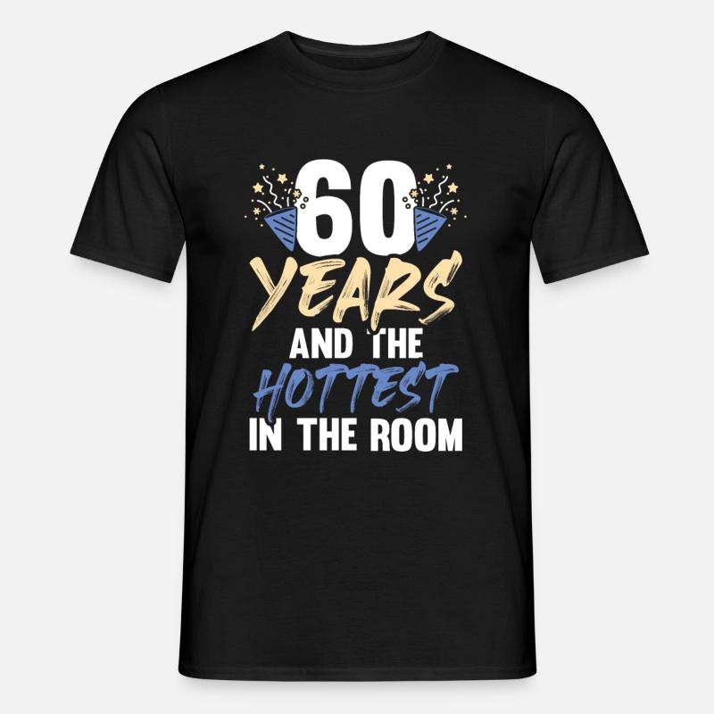 60 års fødselsdag - Mænd T-shirt - sort