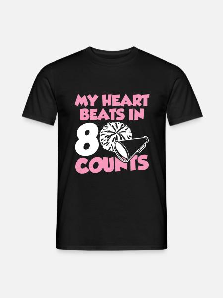 spruch cheerleading - Men's T-Shirt - black