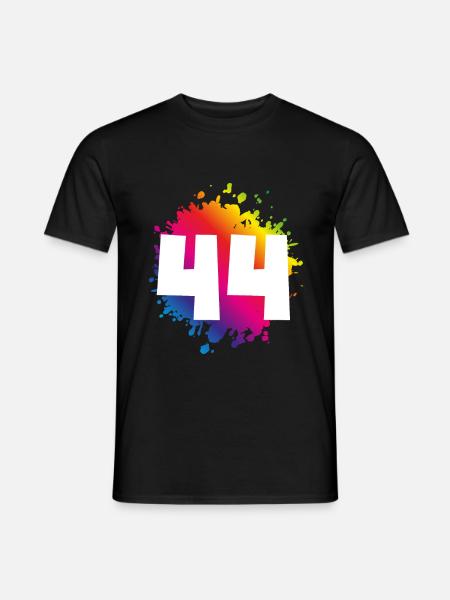 44 Number of blobs - Men's T-Shirt - black