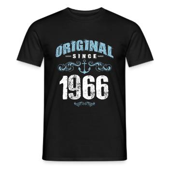 1966 original since - Männer T-Shirt - Schwarz - Vorne - AI Model Male 178 light (178cm)