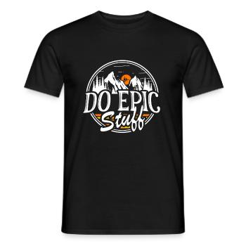 Do Epic Stuff Surfer Surfing Shaka Windsurfer Surf - Männer T-Shirt - Schwarz - Vorne - AI Model Male 178 light (178cm)