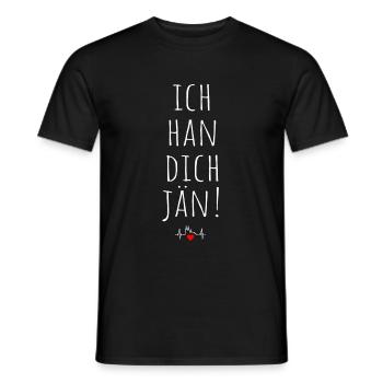 Ich Han Dich Jän Kölsch Kölle Kölner Karneval Köln - Männer T-Shirt - Schwarz - Vorne - AI Model Male 178 light (178cm)