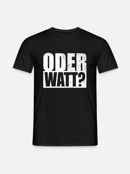 Oder Watt Hömma Ruhrgebiet Dortmund Essen Ruhrpott - Männer T-Shirt - Schwarz