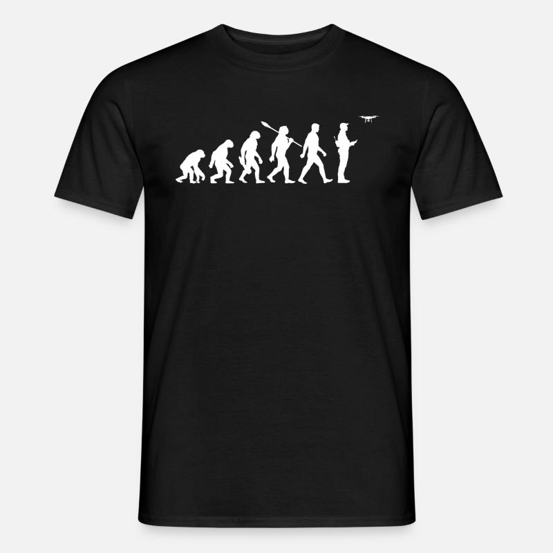 Evolution - Drone - Pilote de drone - T-shirt homme - noir