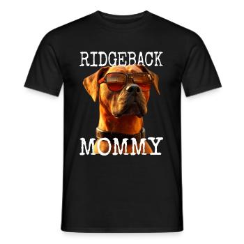 Rhodesian Ridgeback Mommy Dogs Mom Mother's Day Mom - Men's T-Shirt - black - Front - AI Model Male 178 light (178cm)