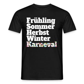 Carnaval Cinquième saison Kölsch Fastelovend Cologne - T-shirt homme - noir - Devant - AI Model Male 178 light (178cm)