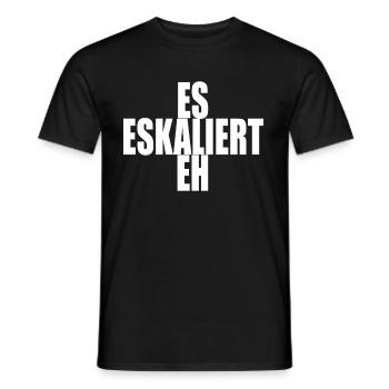Es Eskaliert Eh Party Club Junggesellenabschied - Männer T-Shirt - Schwarz - Vorne - AI Model Male 178 light (178cm)
