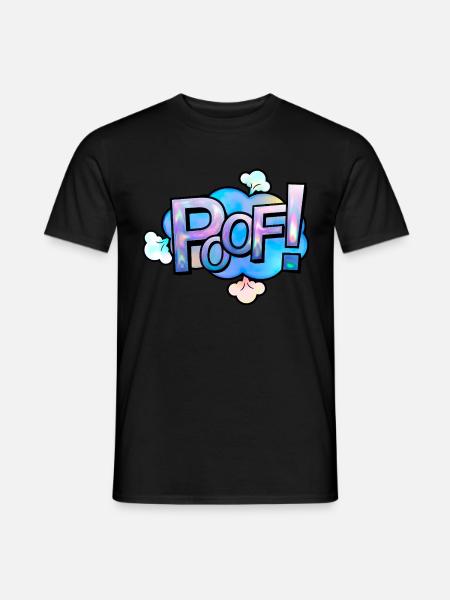 Poof - Men's T-Shirt - black