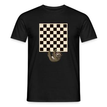 Échiquier Joueur d'échecs Joueur d'échecs Cadeau - T-shirt homme - noir - Devant - AI Model Male 178 light (178cm)