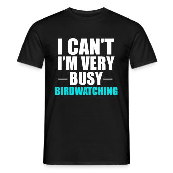 Vogelbeobachtung - Männer T-Shirt - Schwarz - Vorne - AI Model Male 178 light (178cm)