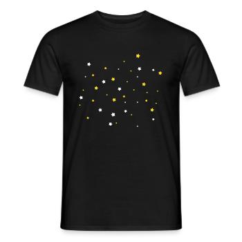star - T-shirt homme - noir - Devant - AI Model Male 178 light (178cm)