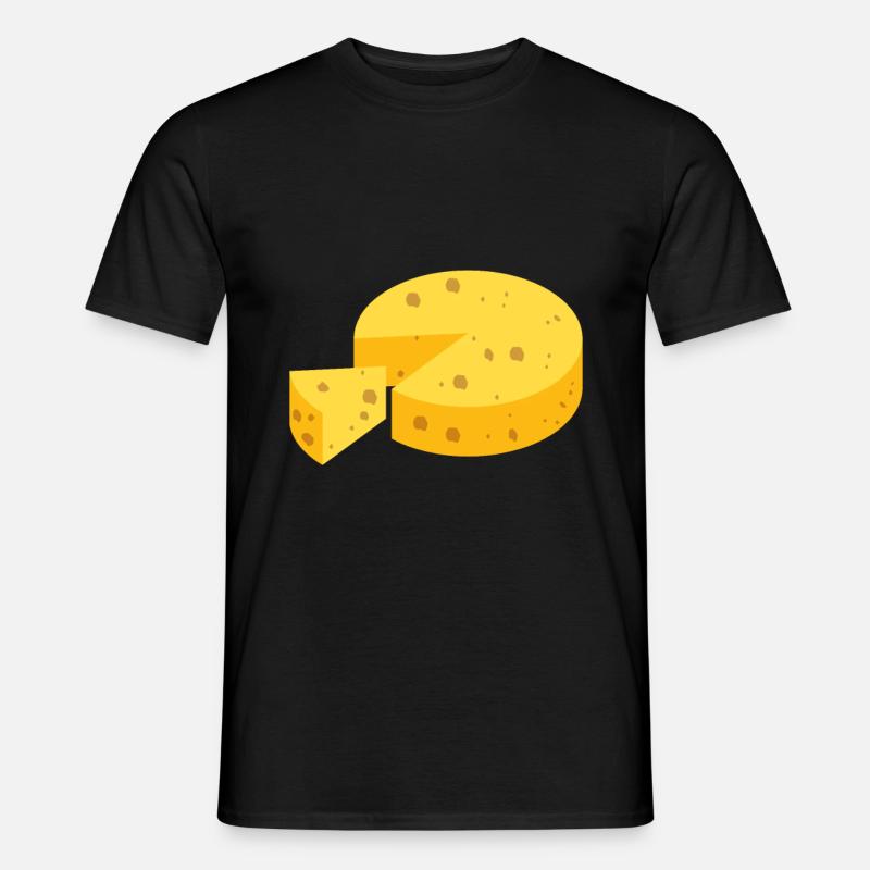 Käse - Männer T-Shirt - Schwarz