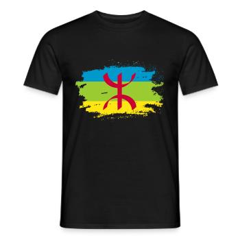 Amazigh - Men's T-Shirt - black - Front - AI Model Male 178 light (178cm)