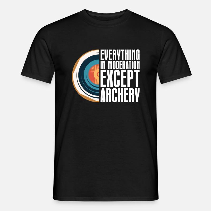 Archer Archery Arrow Archery Archery - Men’s T-shirt - black