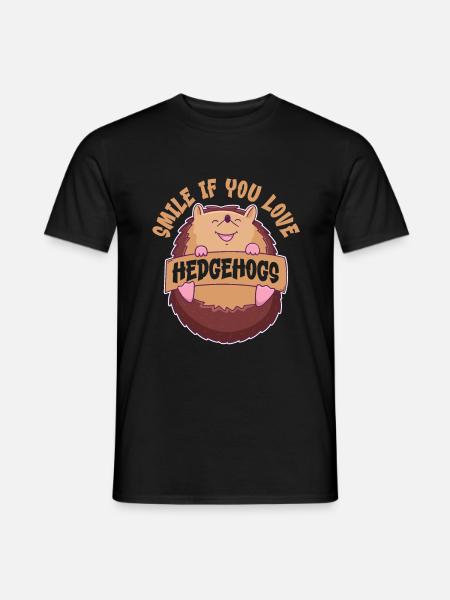Hérisson - T-shirt homme - noir