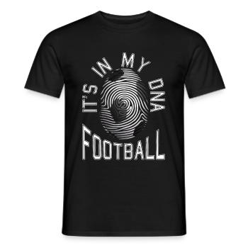 It's In My DNA Football - Männer T-Shirt - Schwarz - Vorne - AI Model Male 178 light (178cm)