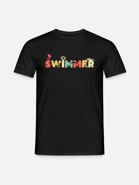 Nageurs nageurs - T-shirt homme - noir
