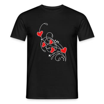 Valentinstag Valentines Day - Männer T-Shirt - Schwarz - Vorne - AI Model Male 178 light (178cm)