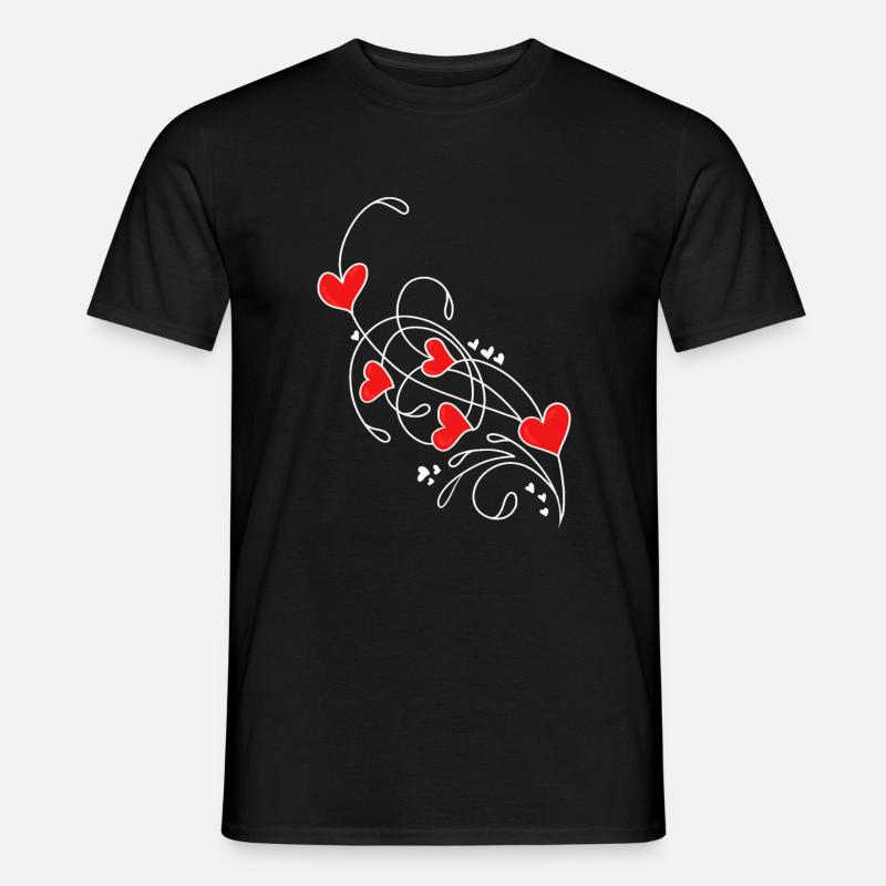 Saint-Valentin Saint-Valentin - T-shirt homme - noir
