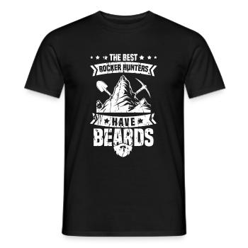Geologist Stones Stone Collector Petrology - Men's T-Shirt - black - Front - AI Model Male 178 light (178cm)