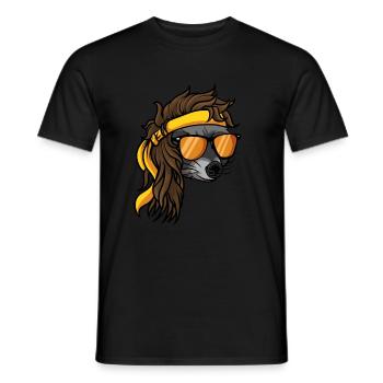 Mullet - Men's T-Shirt - black - Front - AI Model Male 178 light (178cm)