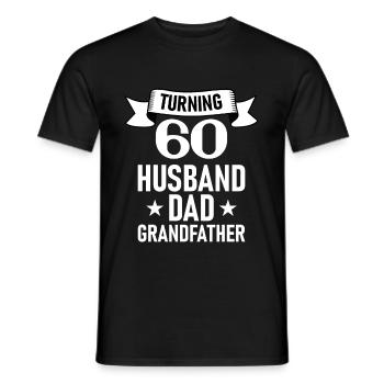 60. Geburtstag - Sechzigster 60 Jahre Alt - Männer T-Shirt - Schwarz - Vorne - AI Model Male 178 light (178cm)