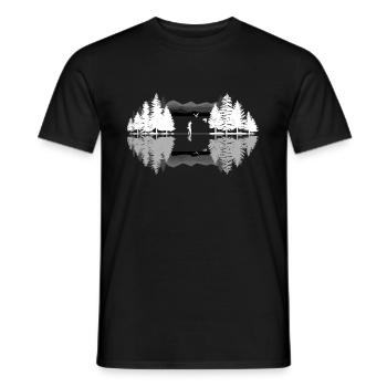 Ornithologues ornithologue ornithologues ornithologiques - T-shirt homme - noir - Devant - AI Model Male 178 light (178cm)