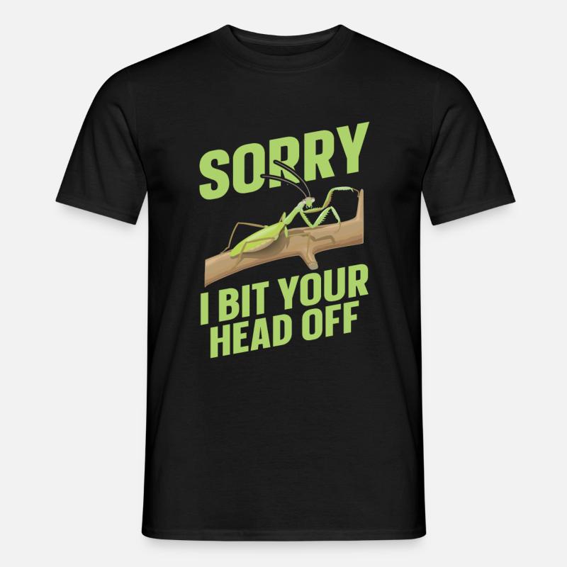 Gottesanbeterin - Männer T-Shirt - Schwarz