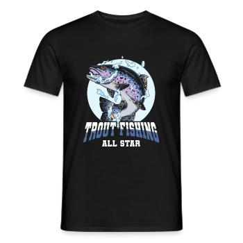 Pêcheur Pêcheur Pêcheurs Pêche - T-shirt homme - noir - Devant - AI Model Male 178 light (178cm)