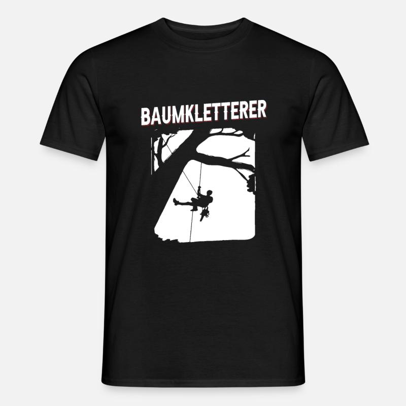 Tree Climbing Arborist Arborist Tree Climber - Men's T-shirt - black