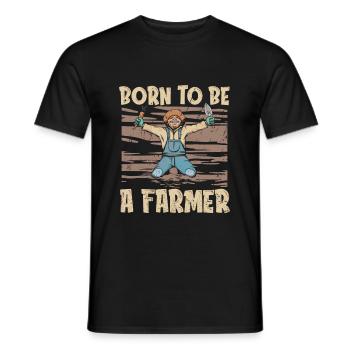 Farmer Farmer Agriculture - Men's T-Shirt - black - Front - AI Model Male 178 light (178cm)