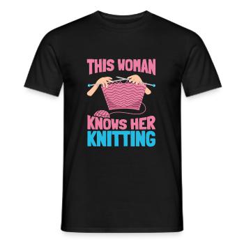 Tricoter - T-shirt homme - noir - Devant - AI Model Male 178 light (178cm)