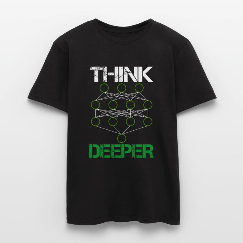 Artificial intelligence think deeper gift Men's T-Shirt