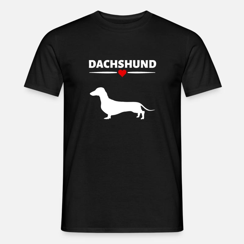 Dachshund - Männer T-Shirt - Schwarz
