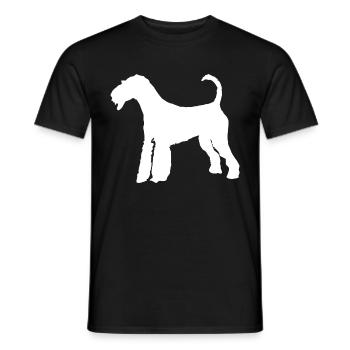 Airedale Terrier Hund - Airedale Terrier - Männer T-Shirt - Schwarz - Vorne - AI Model Male 178 light (178cm)