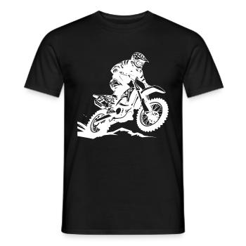 Motocross Bike Sport - T-shirt homme - noir - Devant - AI Model Male 178 light (178cm)