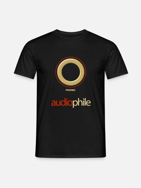 Telefony Słuchawki Hi-Fi Jack Stereo Audiofil - Mænd T-shirt - sort