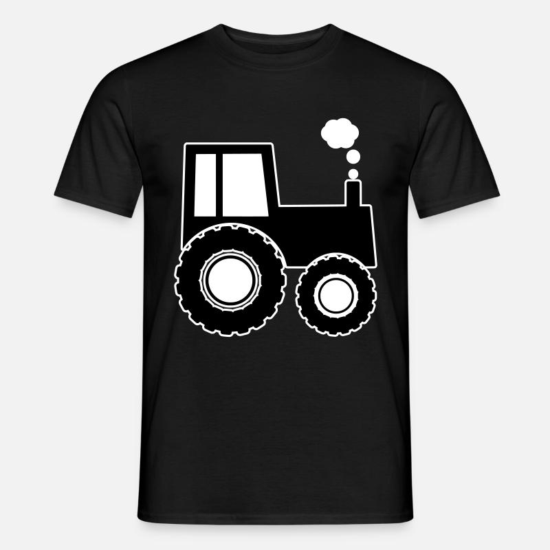 Traktor - Männer T-Shirt - Schwarz