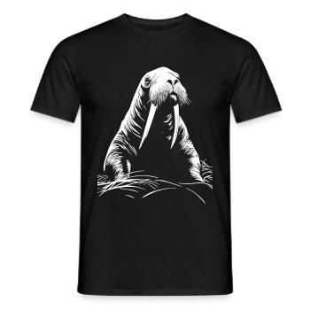 Morse - T-shirt homme - noir - Devant - AI Model Male 178 light (178cm)