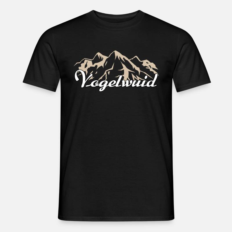 Vogelwuid Bayern bayerischer Spruch - Männer T-Shirt - Schwarz