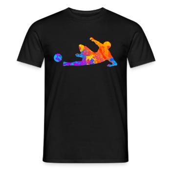 Footballeur Krätsche Football Club - T-shirt homme - noir - Devant - AI Model Male 178 light (178cm)