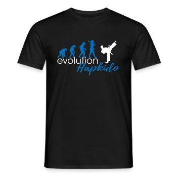Évolution du Hapkido - T-shirt homme - noir - Devant - AI Model Male 178 light (178cm)