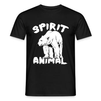 POLAR BEAR - Männer T-Shirt - Schwarz - Vorne - AI Model Male 178 light (178cm)