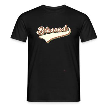 chrétien - T-shirt homme - noir - Devant - AI Model Male 178 light (178cm)
