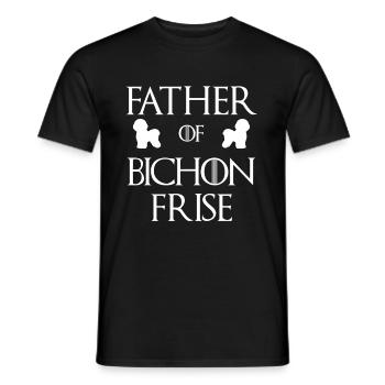 Bichon Frize - Men's T-Shirt - black - Front - AI Model Male 178 light (178cm)