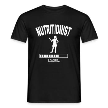 Futur nutritionniste - T-shirt homme - noir - Devant - AI Model Male 178 light (178cm)